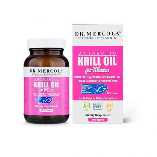 Dầu nhuyễn thể cho phụ nữ Dr Mercola Krill Oil for Women