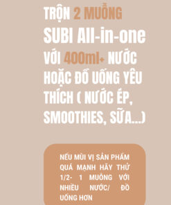 Hướng dẫn sử dụng subi all-in-one noah shake