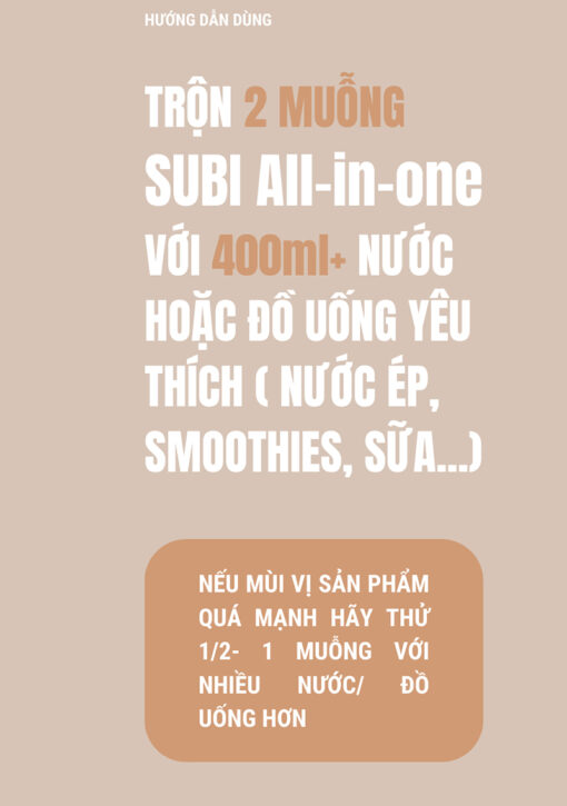 Hướng dẫn sử dụng subi all-in-one noah shake