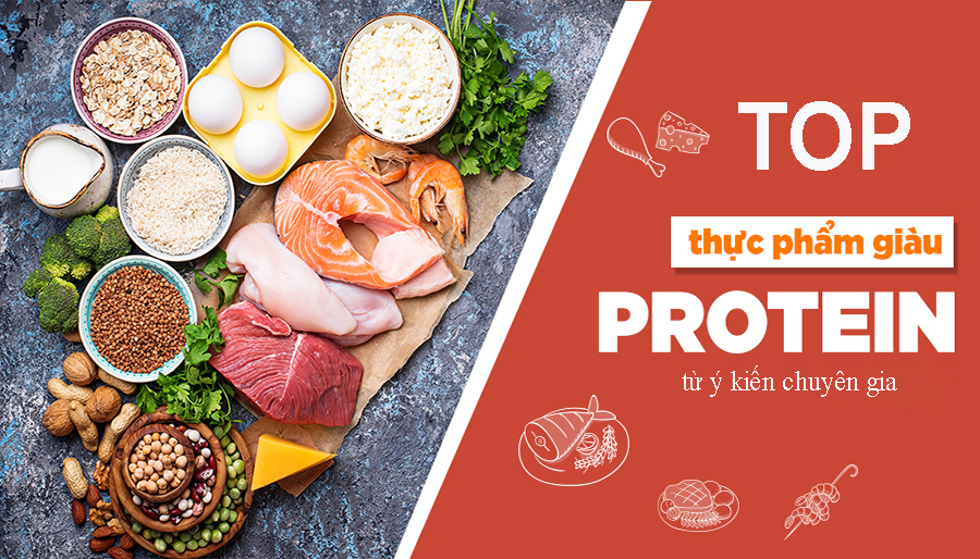 Mách bạn các thực phẩm giàu protein từ ý kiến chuyên gia