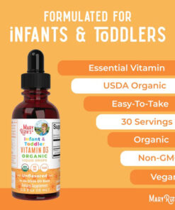 Lợi ích khi sử dụng Mary Ruth’s Infant & Toddler Vitamin D3 Organic Liquid Drops