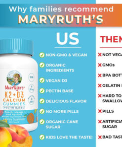Lợi ích khi sử dụng Mary Ruth’s K2+D3 calcium gummies