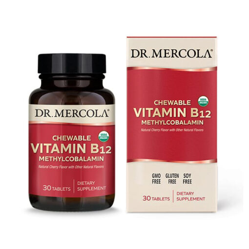 Viên nhai Dr Mercola Chewable Vitamin B12 Methylcobalamin